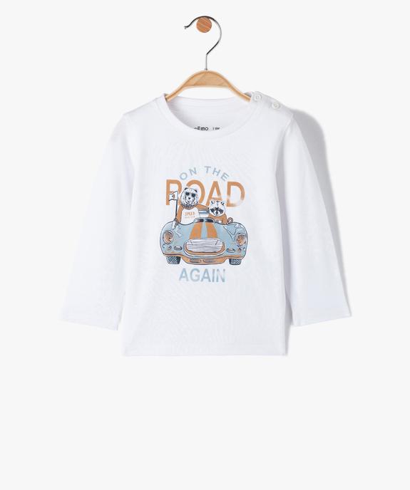 Tee-shirt bébé garçon imprimé fantaisie vue1 - GEMO(BEBE DEBT) - GEMO