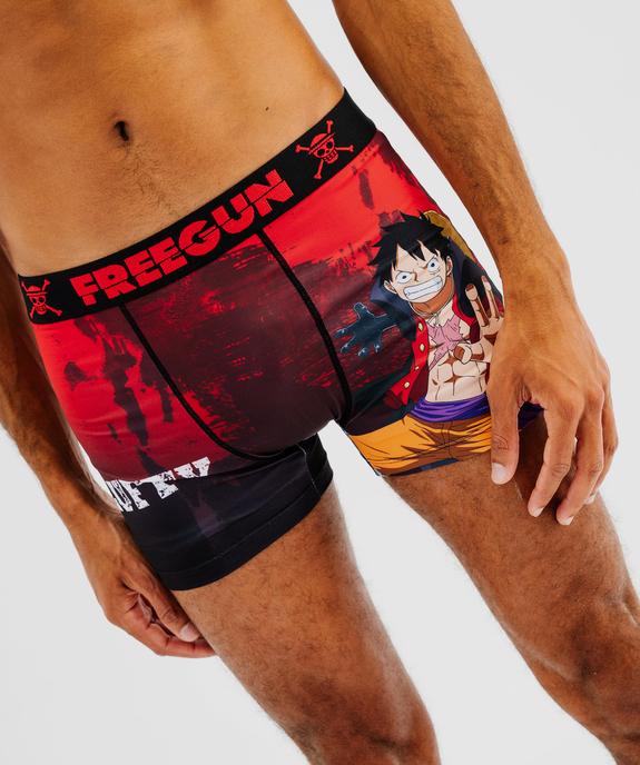Boxer microfibre douce imprimée homme - Freegun X One Piece vue2 - FREEGUN - GEMO