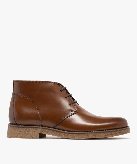 Low-boots dessus cuir homme - Mario Baldano vue1 - MARIO BALDANO - GEMO