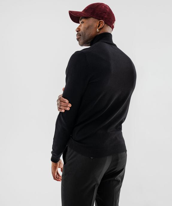 Pull col roulé en maille fine homme vue4 - GEMO 4G HOMME - GEMO