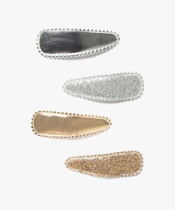 Barrettes à cheveux fille brillantes (lot de 4) vue1 - GEMO (ACCESS) - GEMO