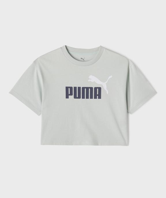 Tee-shirt court avec logo poitrine fille - Puma vue1 - PUMA - GEMO