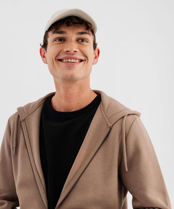 Sweat zippé à capuche homme vue2 - GEMO 4G HOMME - GEMO