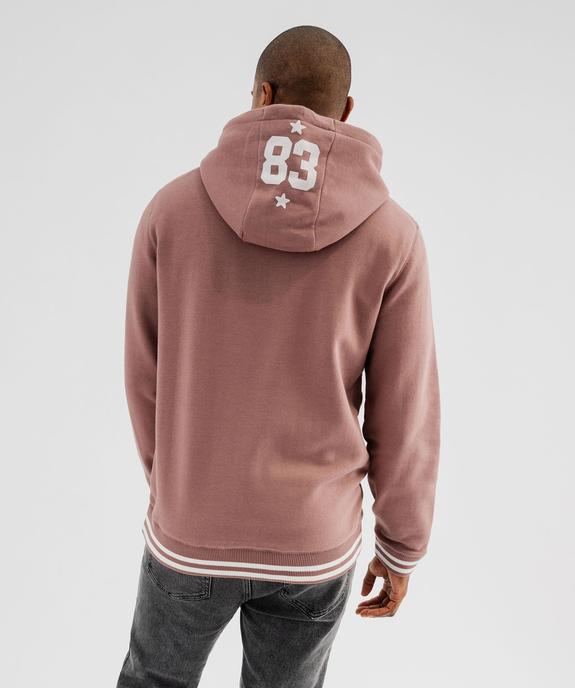Sweat à capuche avec inscription en maille bouclette homme - Camps United vue3 - CAMPS GEMO FOR GOOD - GEMO