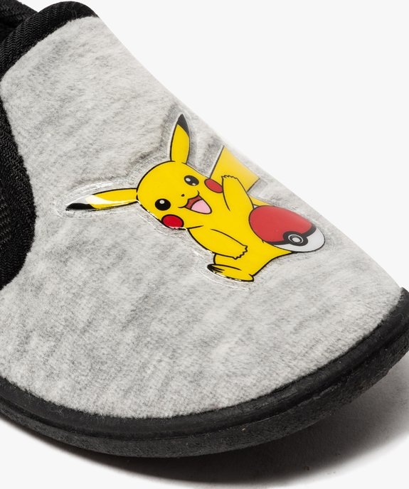 Chaussons garçon élastiqués en velours ras - Pokemon vue6 - POKEMON - GEMO