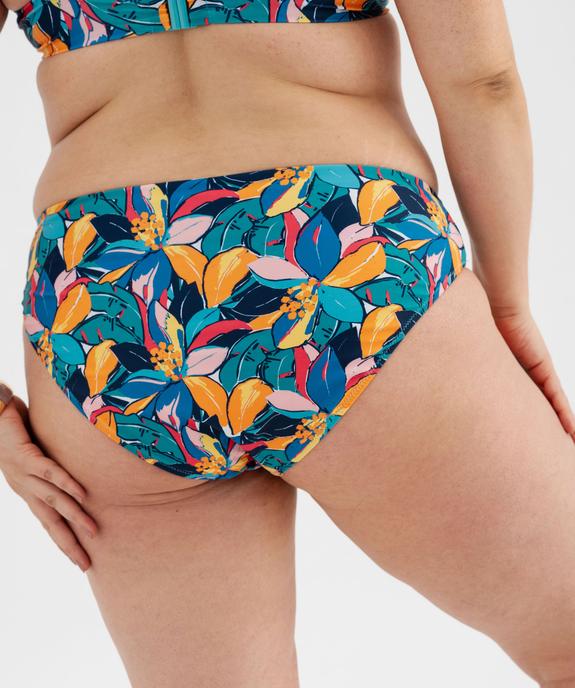 Bas de maillot de bain forme culotte imprimée femme grande taille vue5 - GEMO (PLAGE) - GEMO