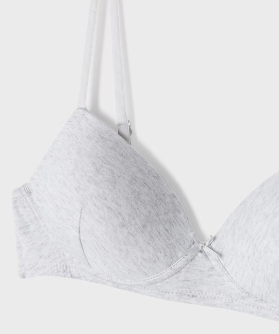 Soutien-gorge avec bonnets paddés fille vue2 - GEMO 4G FILLE - GEMO