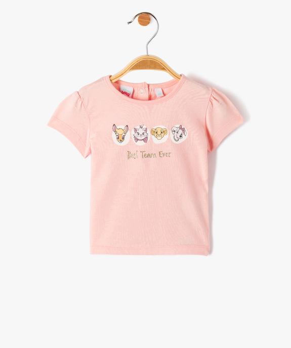 Tee-shirt bébé fille à manches courtes imprimé - Disney vue1 - DISNEY BABY - GEMO