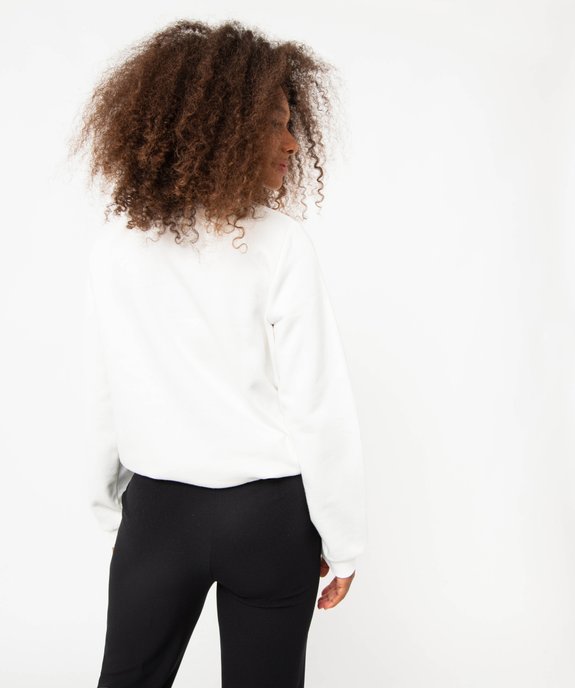 Sweat avec inscription Paris multicolore femme vue3 - GEMO(FEMME PAP) - GEMO
