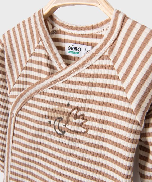 Ensemble naissance évolutif 3 pièces bébé vue12 - GEMO 4G BEBE - GEMO