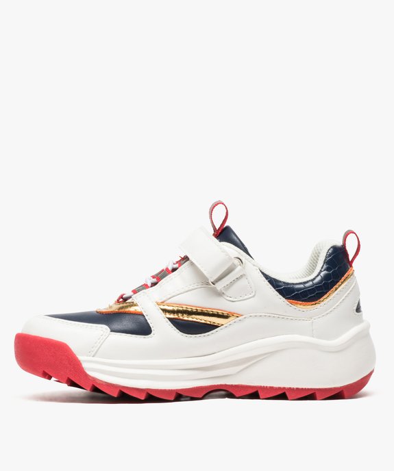 Baskets fille à scratch et détail brillant - Ellesse vue3 - ELLESSE - GEMO