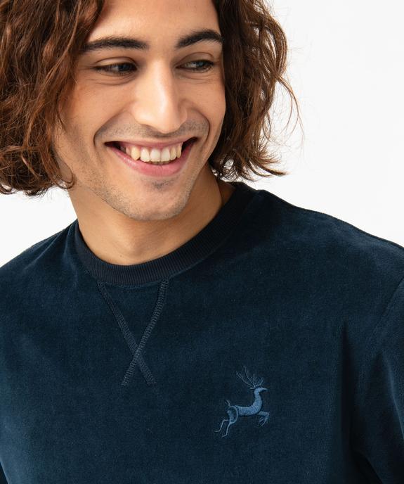 Pyjama en velours 2 pièces homme vue2 - GEMO(HOMWR HOM) - GEMO