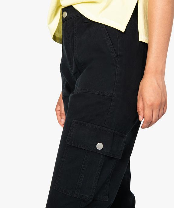 Pantalon cargo femme en toile vue2 - FOLLOW ME - GEMO