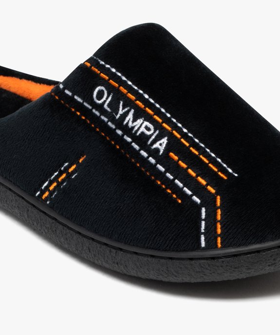 Chaussons homme mules en velours ras - Olympia vue6 - OLYMPIA - GEMO