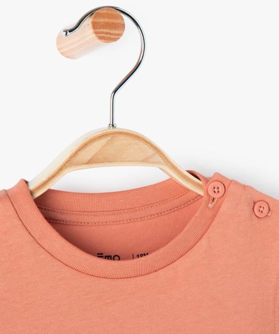 Tee-shirt bébé garçon avec motif vue2 - GEMO 4G BEBE - GEMO