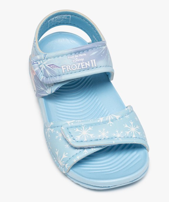 Sandales de plage fille à scratch – Reine des Neiges vue5 - REINE DES NEIGE - GEMO