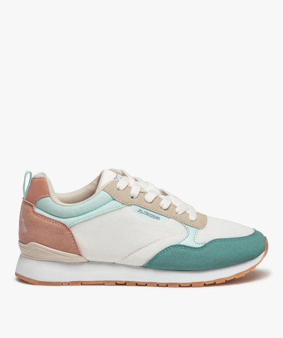 Baskets femme colorées toile et suédine – Kappa Electraw vue1 - KAPPA - GEMO