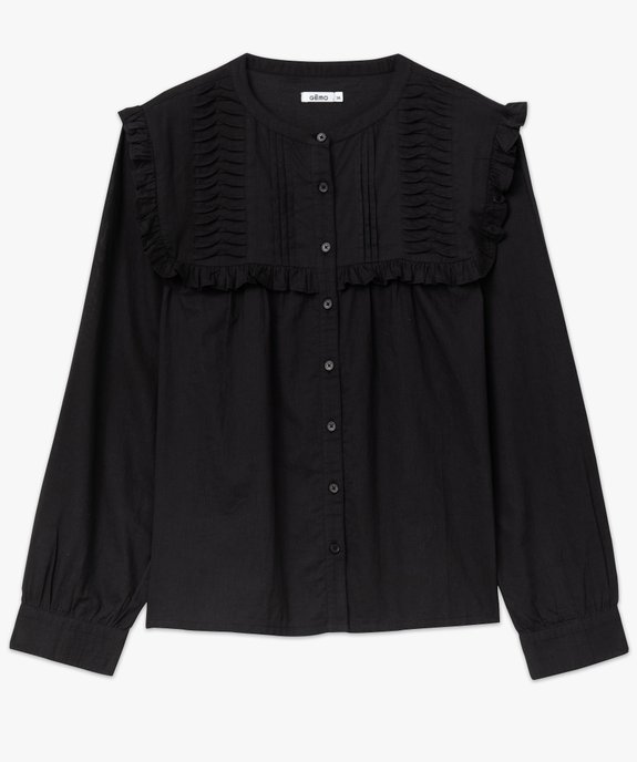 Chemise manches longues avec fronces femme vue4 - GEMO(FEMME PAP) - GEMO