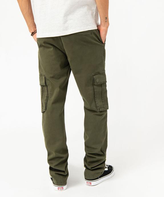 Pantalon cargo coupe regular homme vue3 - GEMO 4G HOMME - GEMO