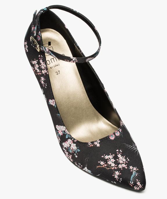 Escarpin fleuri à bride de cheville vue5 - GEMO(URBAIN) - GEMO