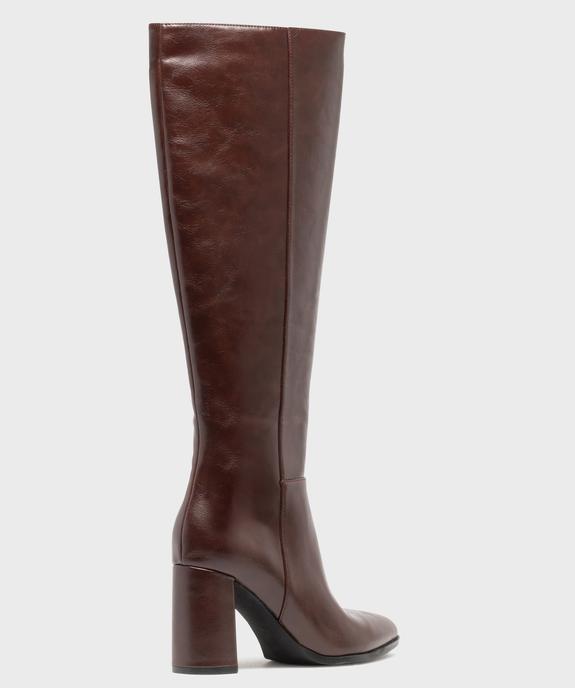 Bottes à haut talon et bout pointu femme vue4 - FOLLOW ME G4G - GEMO