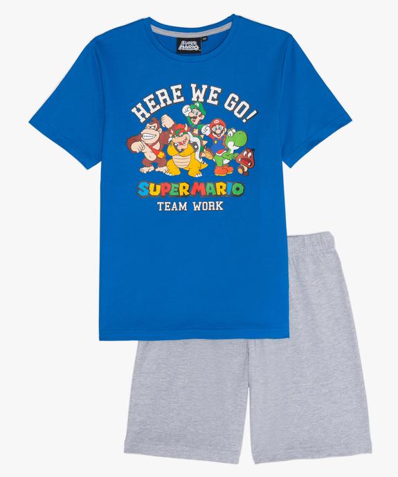 Pyjashort garçon avec motif XXL – Super Mario vue1 - MARIO - GEMO