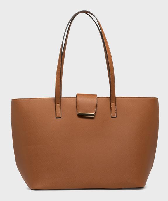 Sac cabas rigide en matière texturée femme vue1 - GEMO (ACCESS) - GEMO