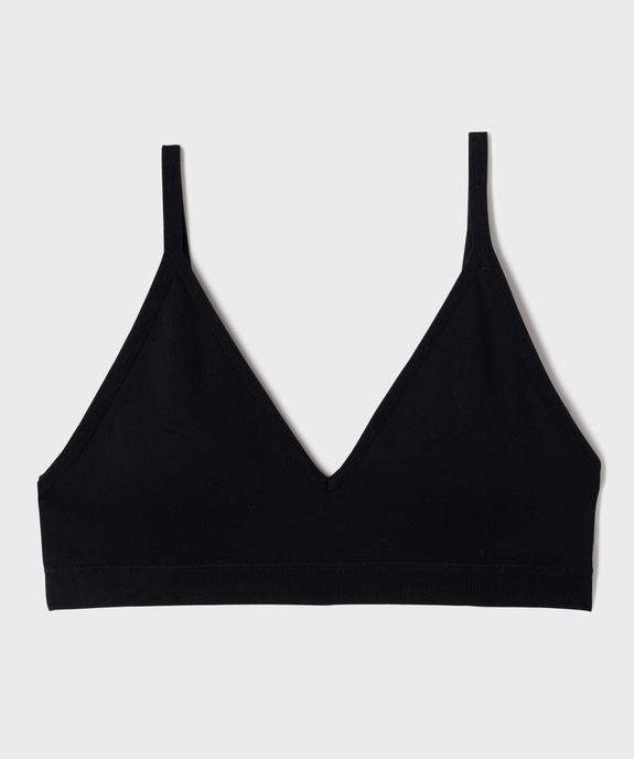 Brassière à fines bretelles avec mousses amovibles fille vue1 - GEMO 4G FILLE - GEMO