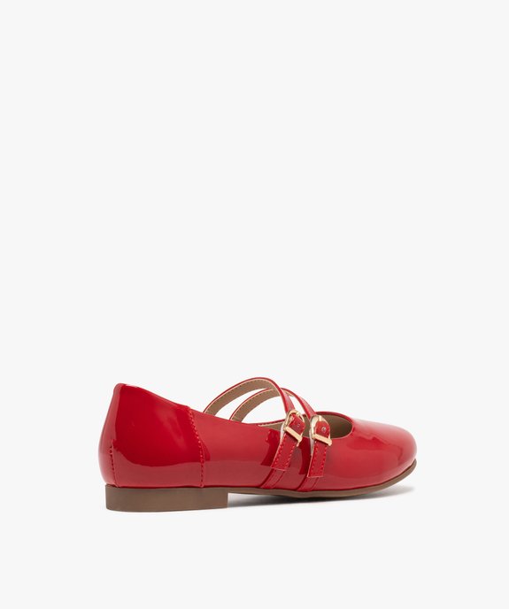 Ballerines vernies avec brides sur le dessus femme vue4 - FOLLOW ME - GEMO