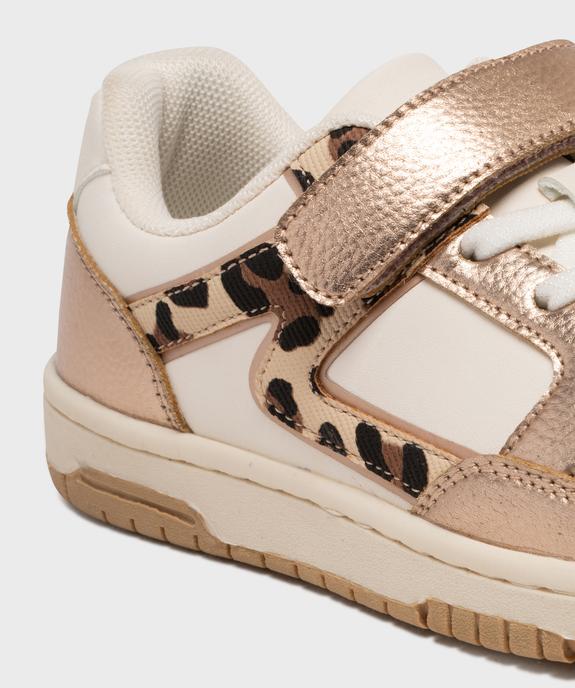 Baskets à scratch avec empiècements métallisés fille - Lovely Wings vue6 - LOVELY WINGS - GEMO