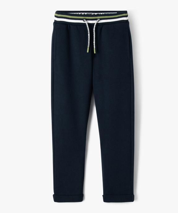 Pantalon de jogging coupe large garçon vue2 - LULUCASTAGNETTE - GEMO