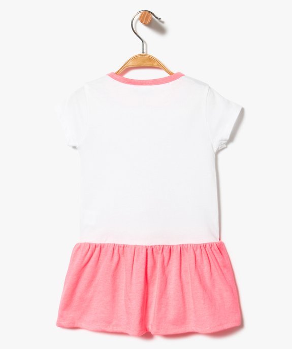 Robe manches courtes fluo - Minnie Mouse vue2 - MINNIE - GEMO