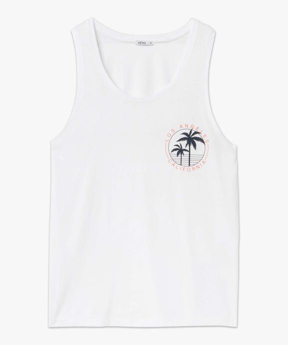 Débardeur homme avec motif palmier vue4 - GEMO (HOMME) - GEMO