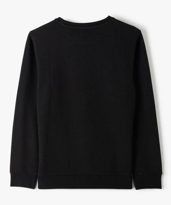 Sweat garçon en molleton uni vue3 - GEMO (JUNIOR) - GEMO