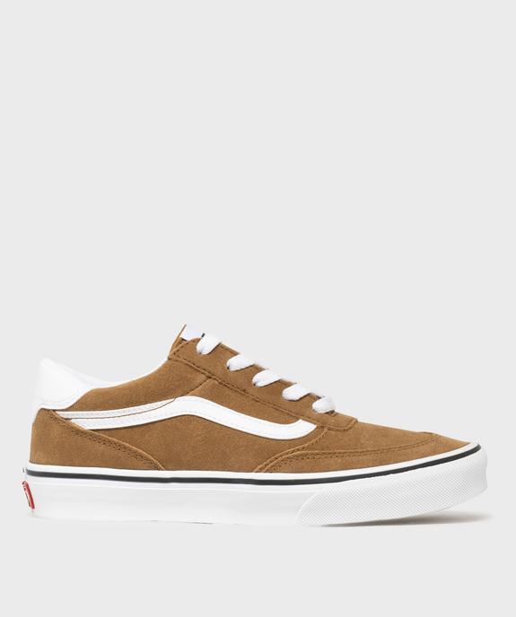 Baskets basses dessus cuir Brooklyn LS garçon - Vans - VANS Baskets basses dessus cuir Brooklyn LS garçon - Vans vue1 - VANS - GEMO