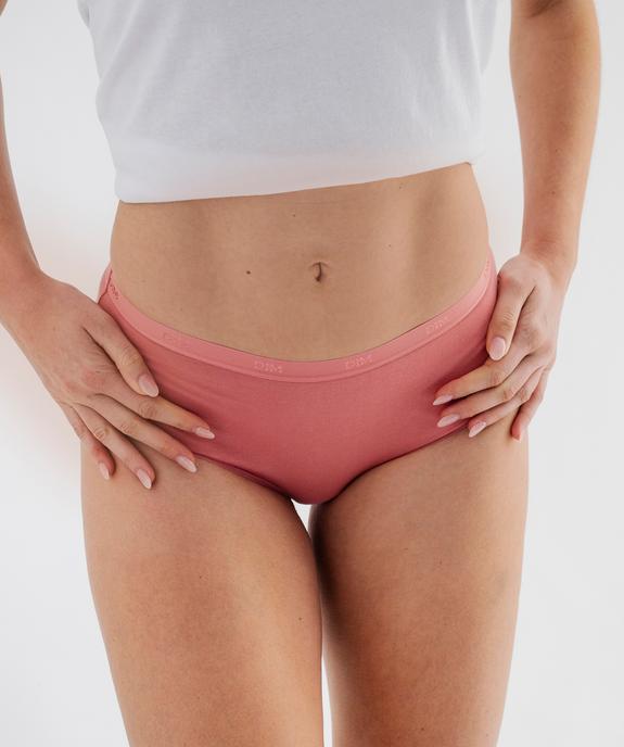 Boxers en coton stretch femme (lot de 5) - Dim Pocket vue2 - DIM - GEMO