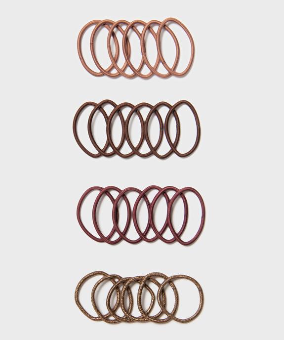 Elastiques larges pour les cheveux (lot de 24) vue1 - GEMO (ACCESS) - GEMO