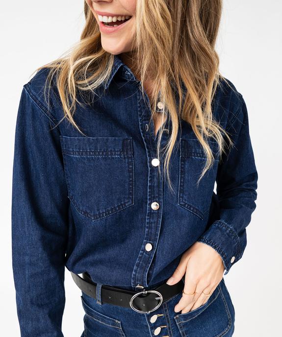 Chemise en jean femme - LuluCastagnette vue7 - LULU CASTAGNETT - GEMO