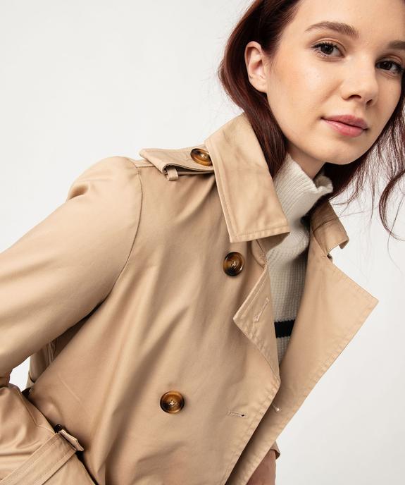 Trench mi-long femme - LuluCastagnette vue2 - LULU CASTAGNETT - GEMO