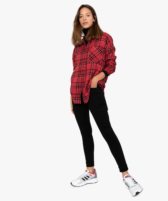Chemise femme fluide à carreaux vue5 - GEMO(FEMME PAP) - GEMO