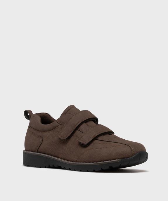 Chaussures confort fermeture scratch homme vue2 - G'FLEX - GEMO