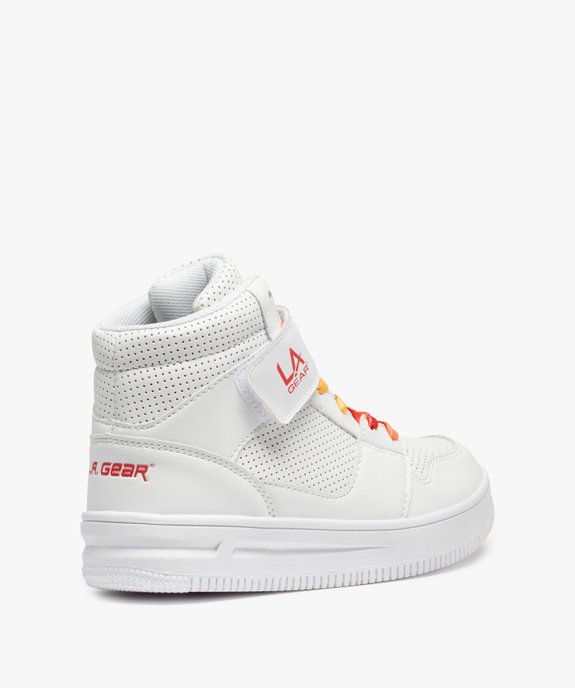 Baskets fille montantes à scratch lumineux - LA Gear vue4 - L.A. GEAR - GEMO