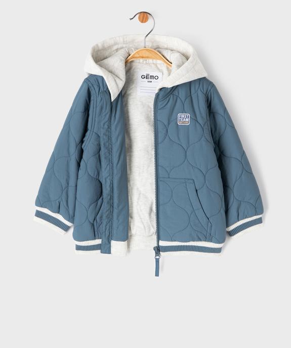 Doudoune à capuche doublé jersey bébé garçon  vue2 - GEMO(BEBE DEBT) - GEMO