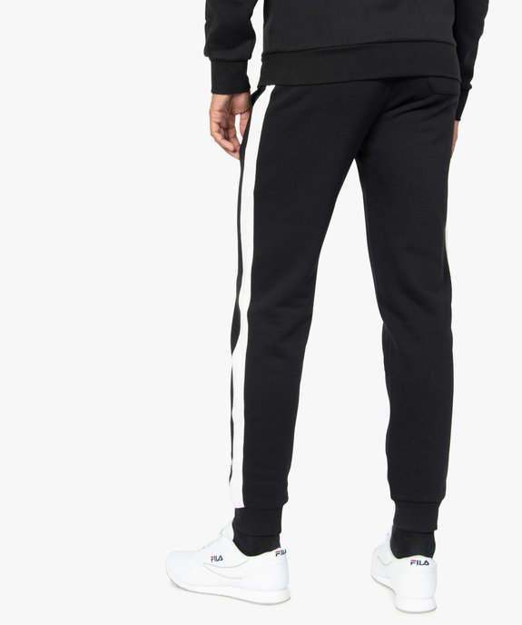 Pantalon de jogging homme avec bandes sur les côtés  vue3 - GEMO 4G HOMME - GEMO
