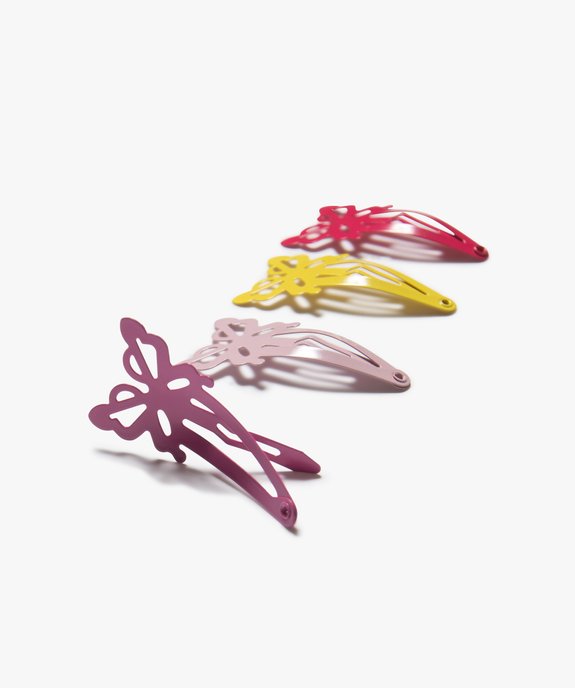 Pinces à cheveux fille papillon (lot de 4) vue2 - GEMO (ACCESS) - GEMO