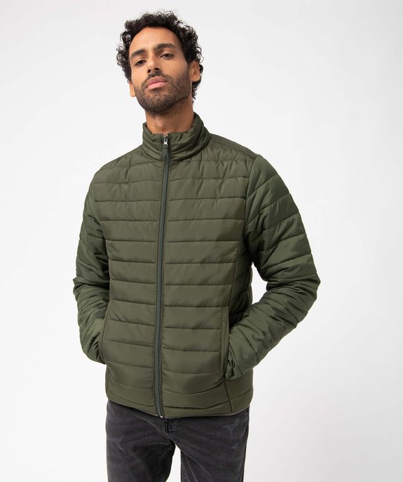 Blouson matelassé à col montant homme vue1 - GEMO 4G HOMME - GEMO