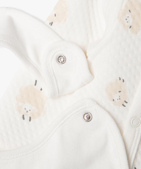 Ensemble bébé 3 pièces bavoir, body et pyjama vue2 - GEMO(BB COUCHE) - GEMO