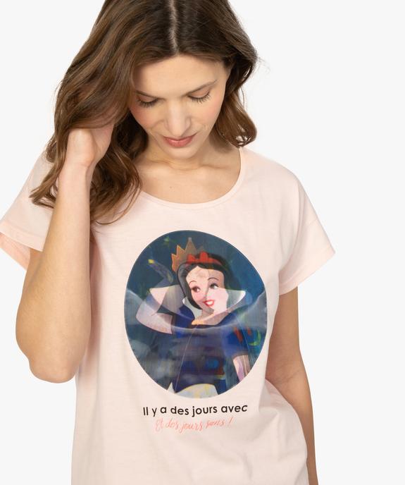 Pyjama femme avec motif Blanche Neige - Disney vue2 - DISNEY PRINCESS - GEMO
