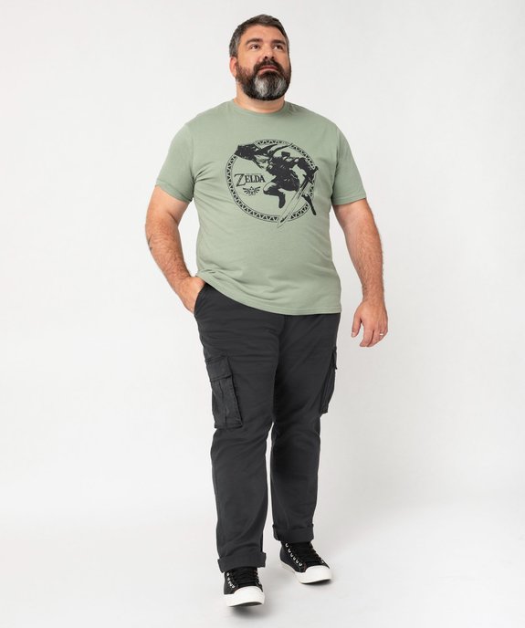 Tee-shirt manches courtes avec motif Zelda homme - Nintendo vue7 - ZELDA - GEMO