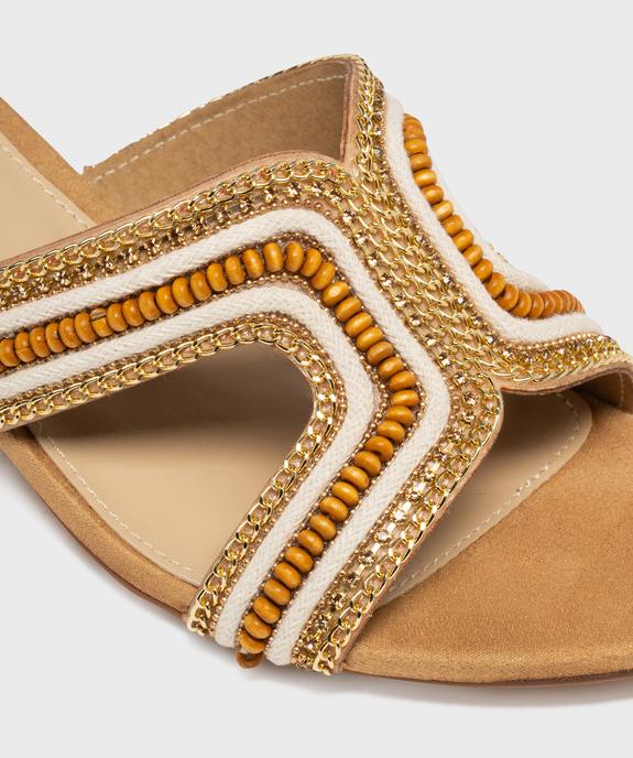 Mules à talon et brides à chaines femme vue7 - VALENTINA BALDA - GEMO